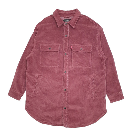 Mens Navy Levis Shacket Overshirt Jacket Long Sleeve Shirt