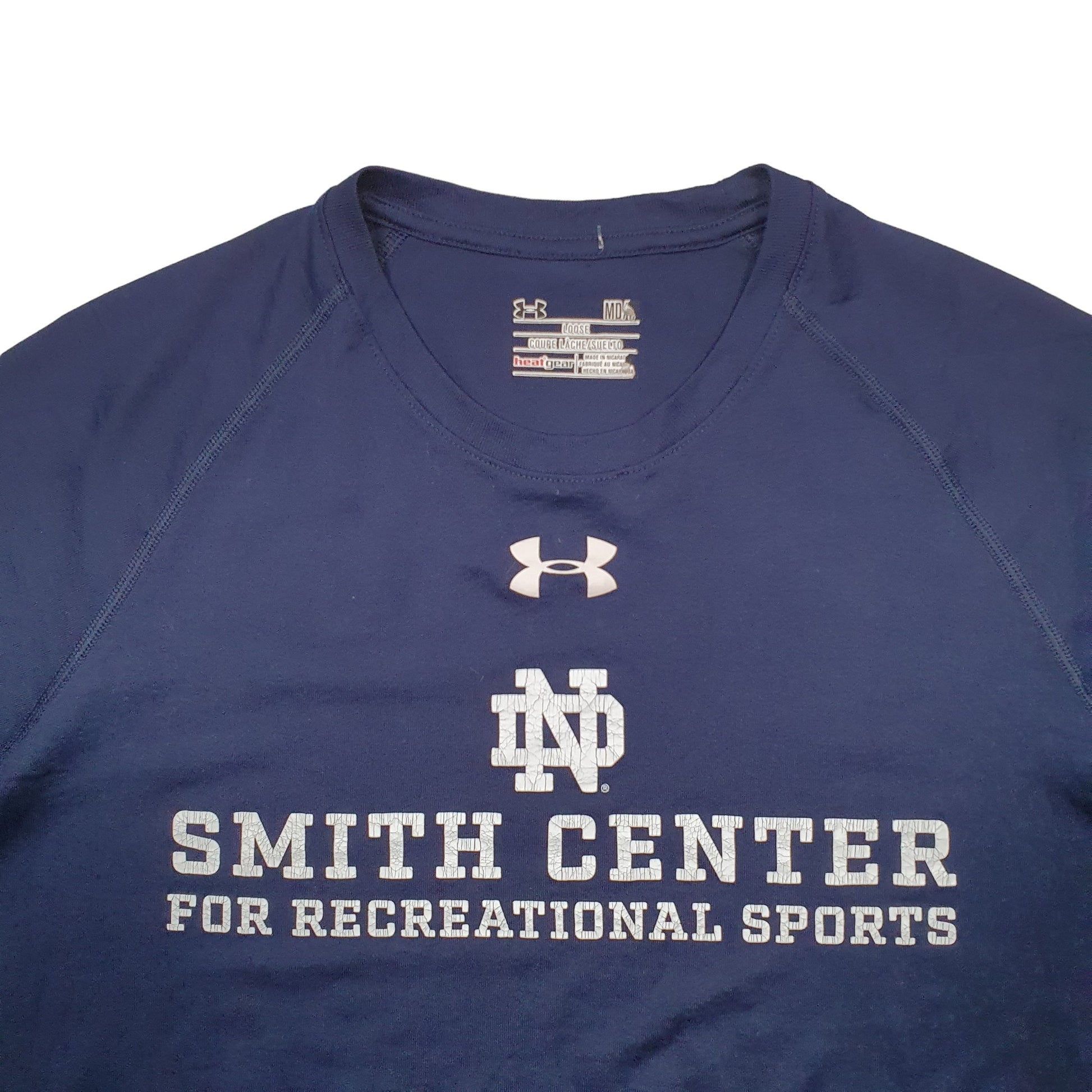 Mens Navy Under Armour  Short Sleeve T Shirt