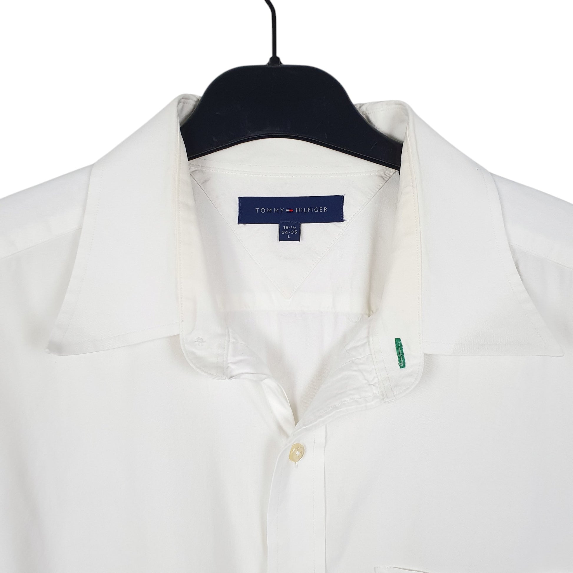 Mens White Tommy Hilfiger  Long Sleeve Shirt