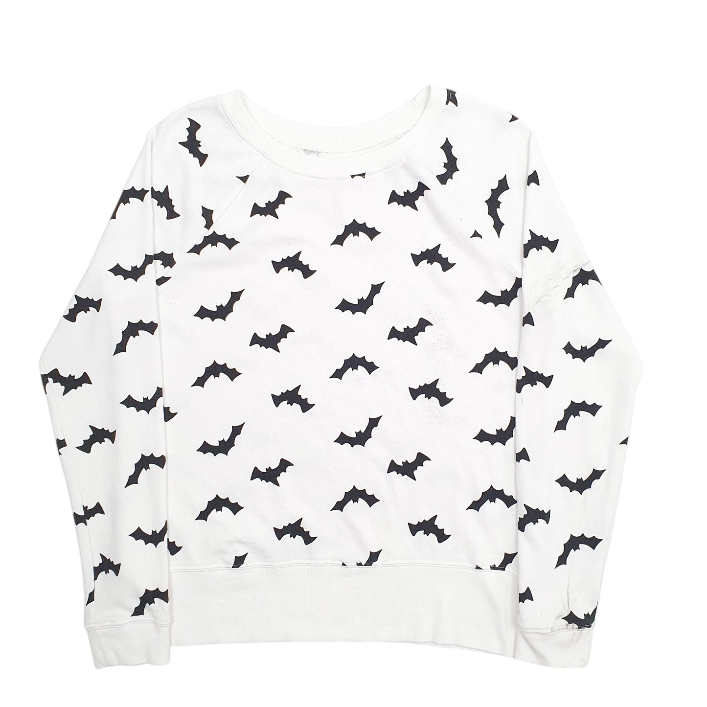 Womens White Grayson Threads Bats Crewneck Jumper
