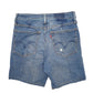 Womens Blue Levis  Denim Shorts