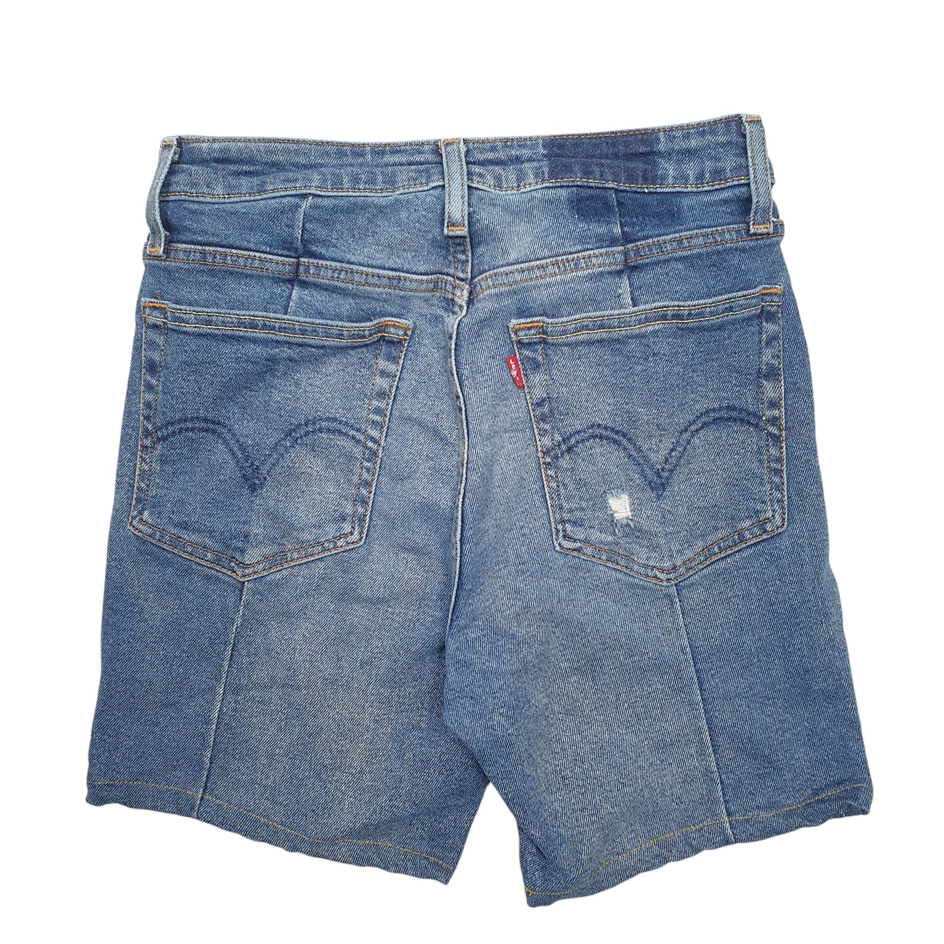 Womens Blue Levis  Denim Shorts