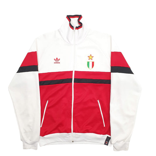 Mens Red Adidas Track Top Full Zip Jumper