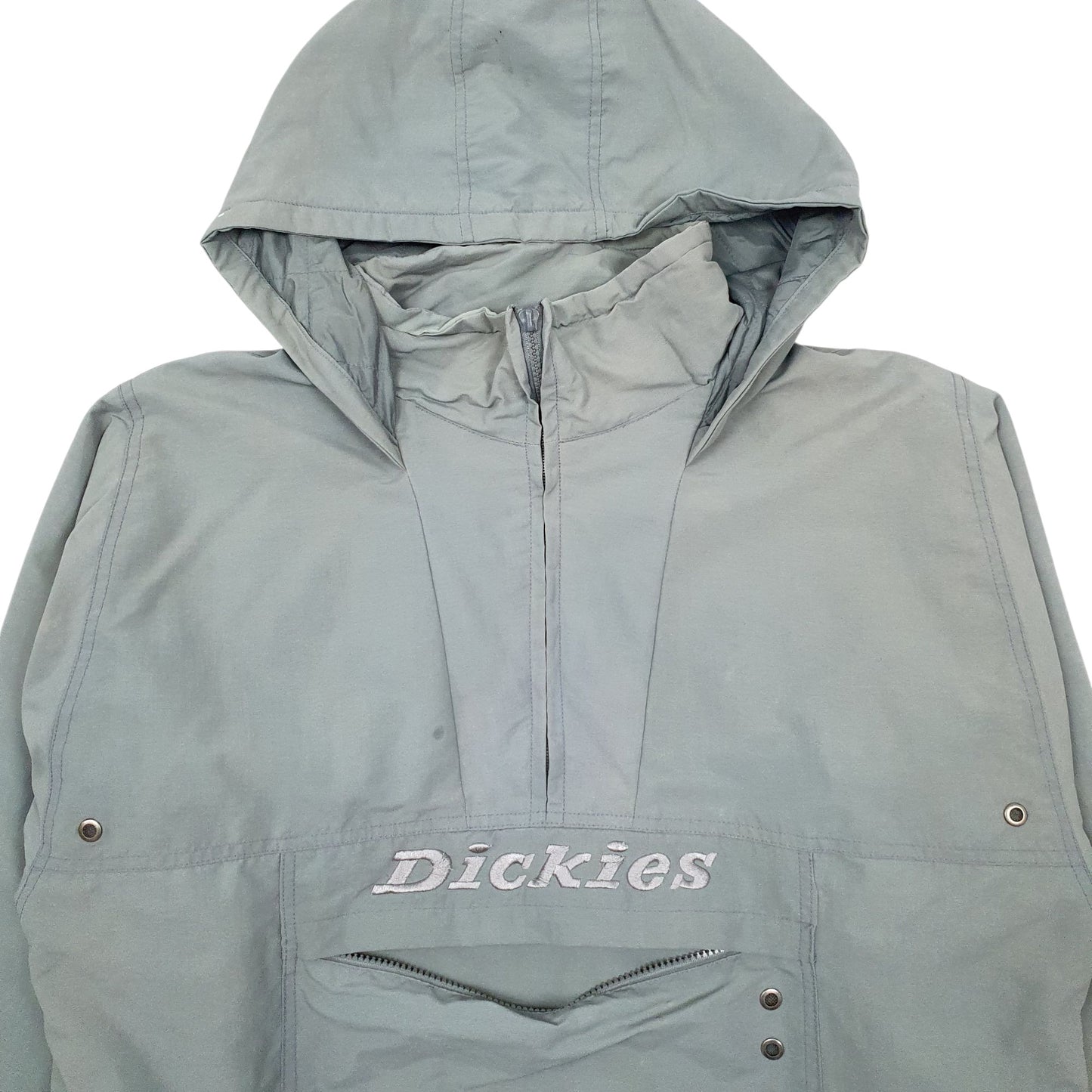 Mens Grey Dickies Spellout  Coat
