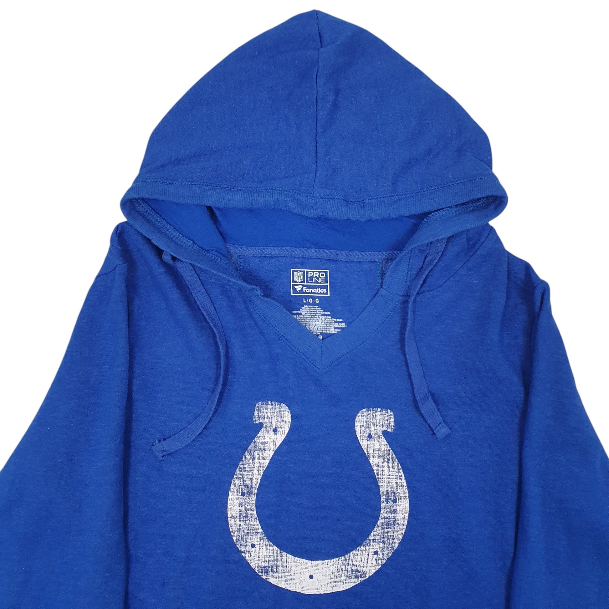 Womens Blue NFL Colts Hoodie Jumper