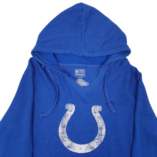 Womens Blue NFL Colts Hoodie Jumper