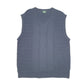 Mens Navy Kingfield Sleeveless Tank Top Sweater Vest V Neck Jumper