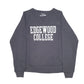 Womens Black Champion Edgewood College USA Reverse Weave Crewneck Jumper