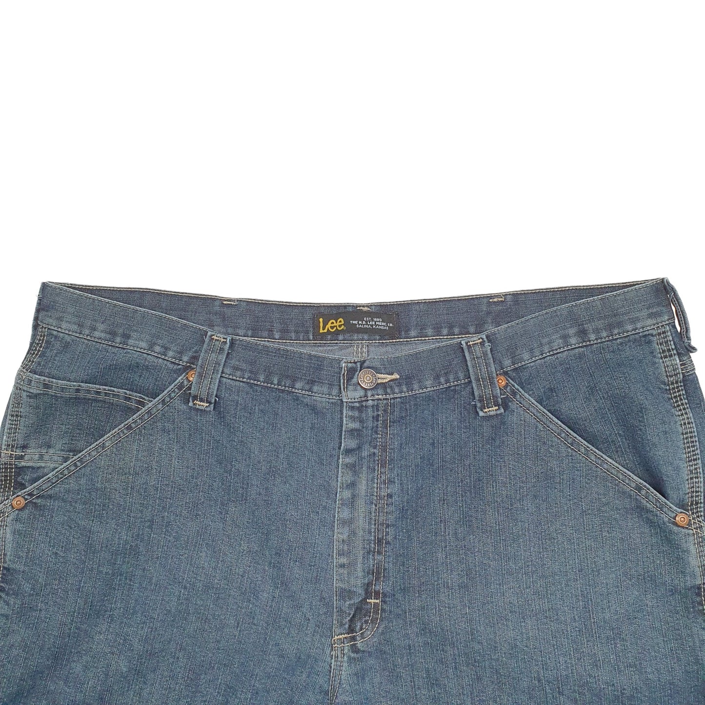 Mens Blue Lee  Carpenter Shorts