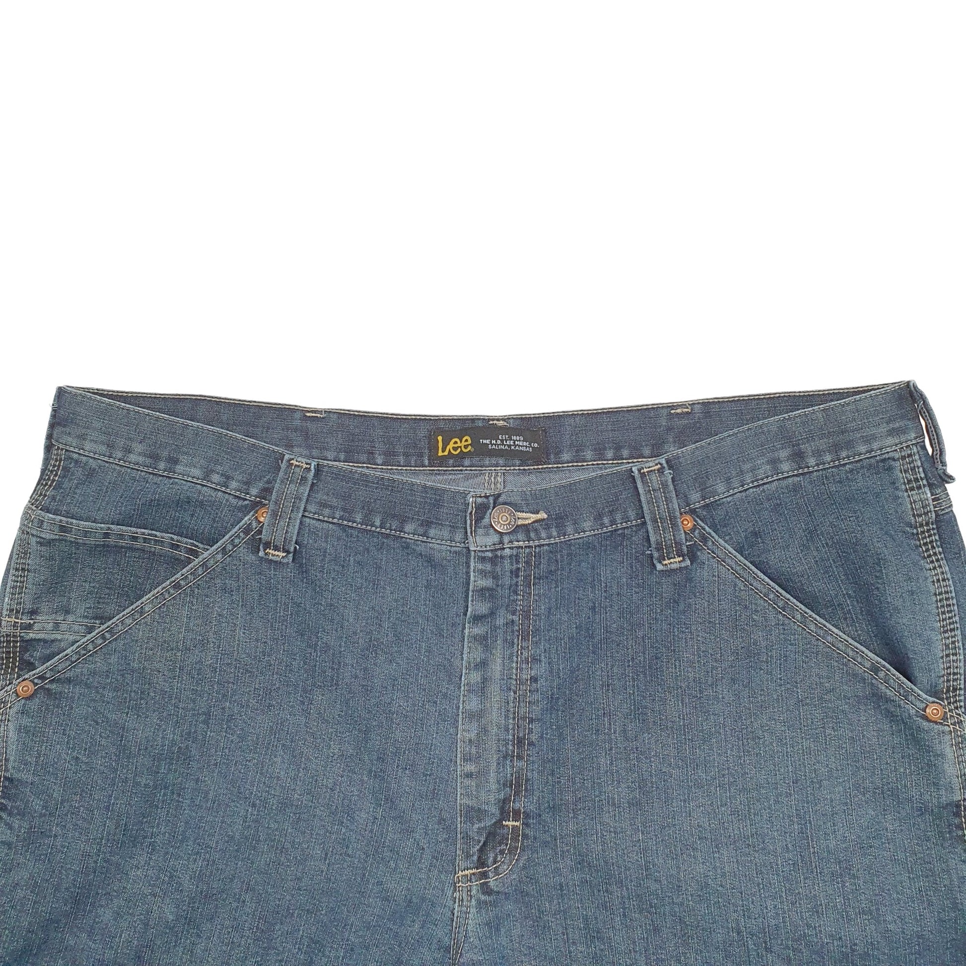 Mens Blue Lee  Carpenter Shorts