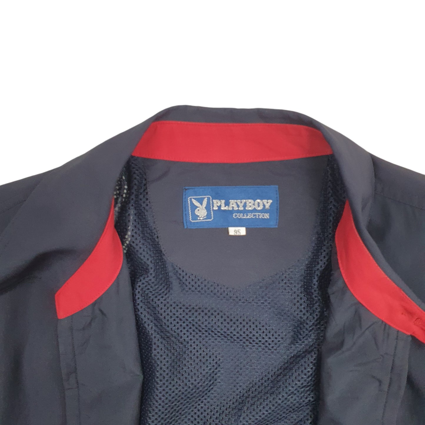 Mens Navy Playboy   Coat