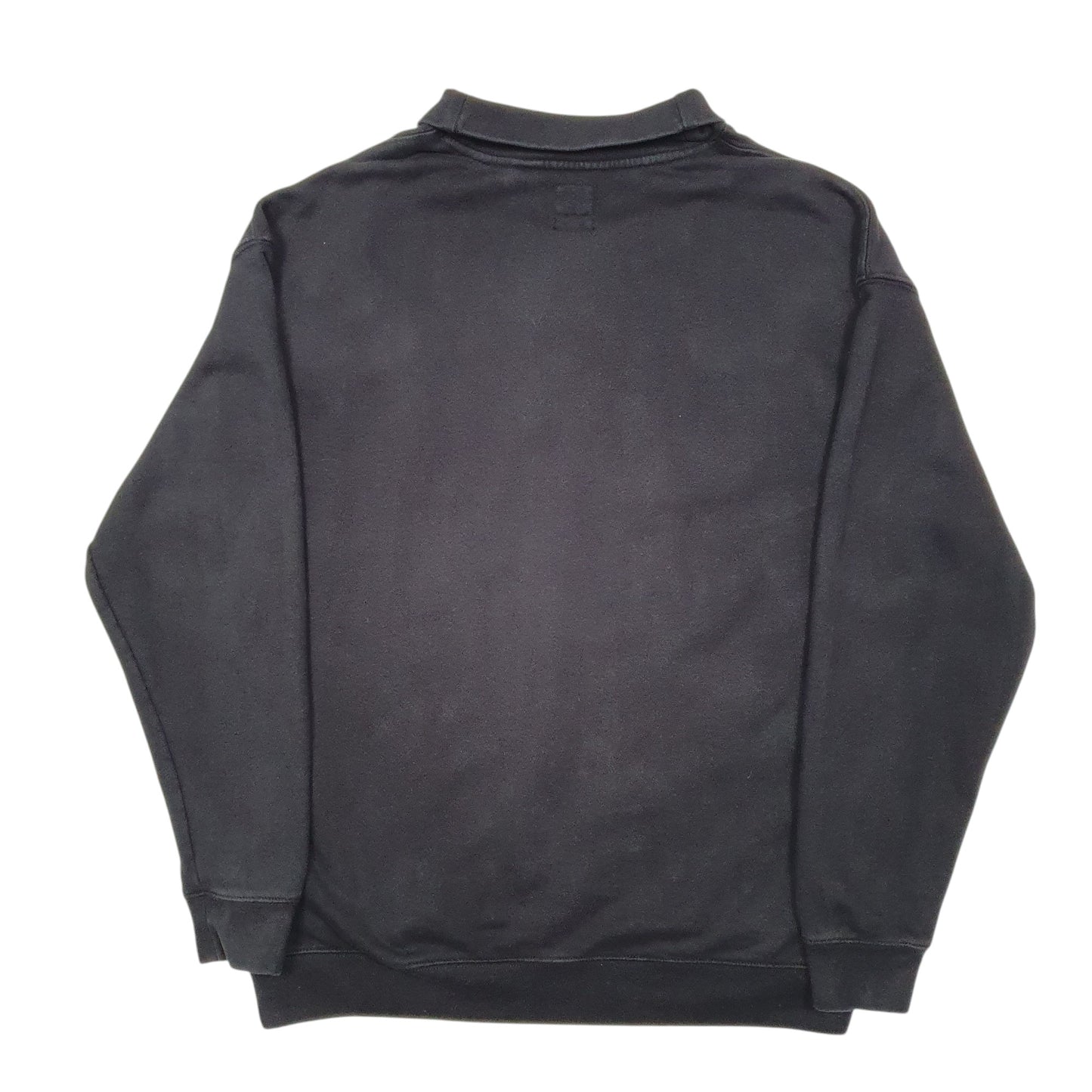 Mens Black Levis Roll Neck Crewneck Jumper