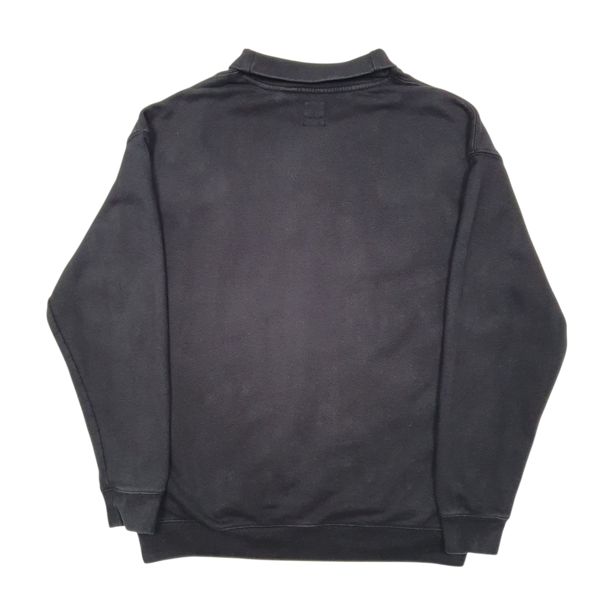 Mens Black Levis Roll Neck Crewneck Jumper