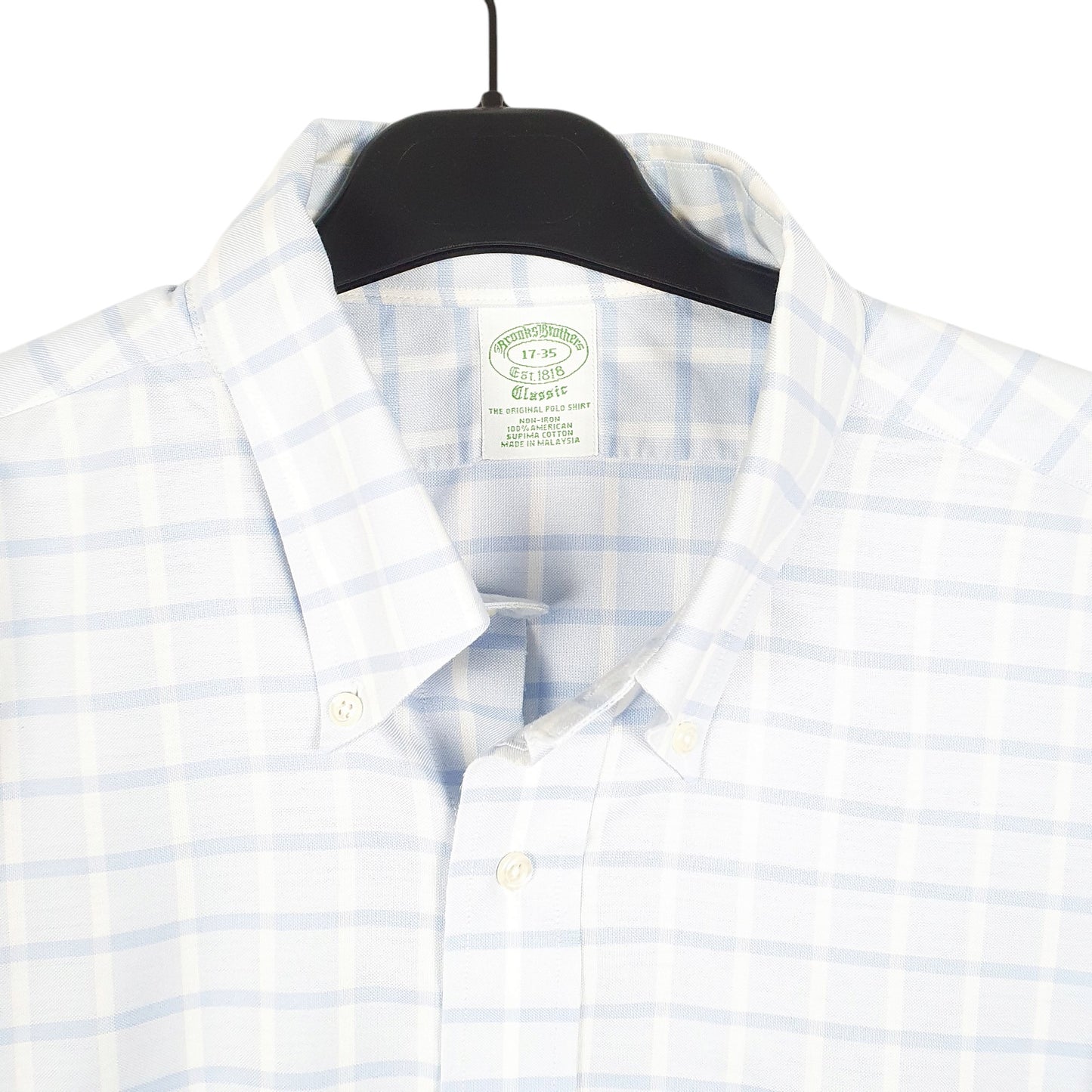 Mens Blue Brooks Brothers  Long Sleeve Shirt