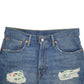 Mens Blue Levis Denim Jeans Jorts 569 Relaxed Denim Shorts