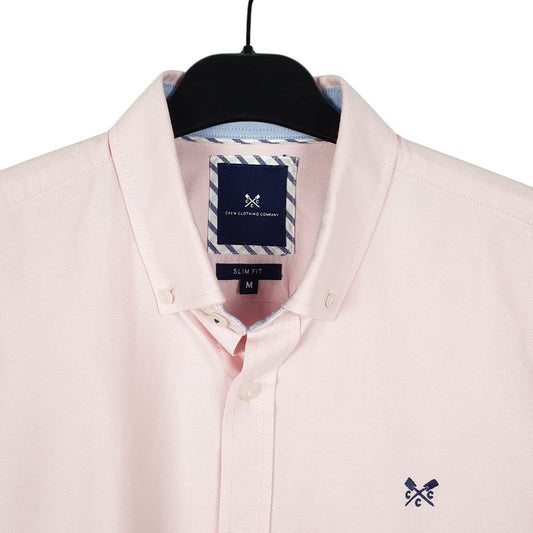 Mens Pink Crew Clothing Company  Long Sleeve Shirt