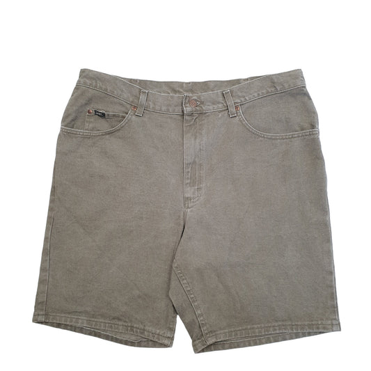 Mens Khaki Lee  Denim Shorts