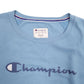 Mens Blue Champion Spellout Crewneck Jumper