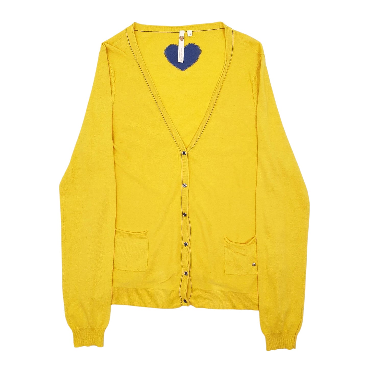 Womens Yellow White Stuff  Cardigan Jumper