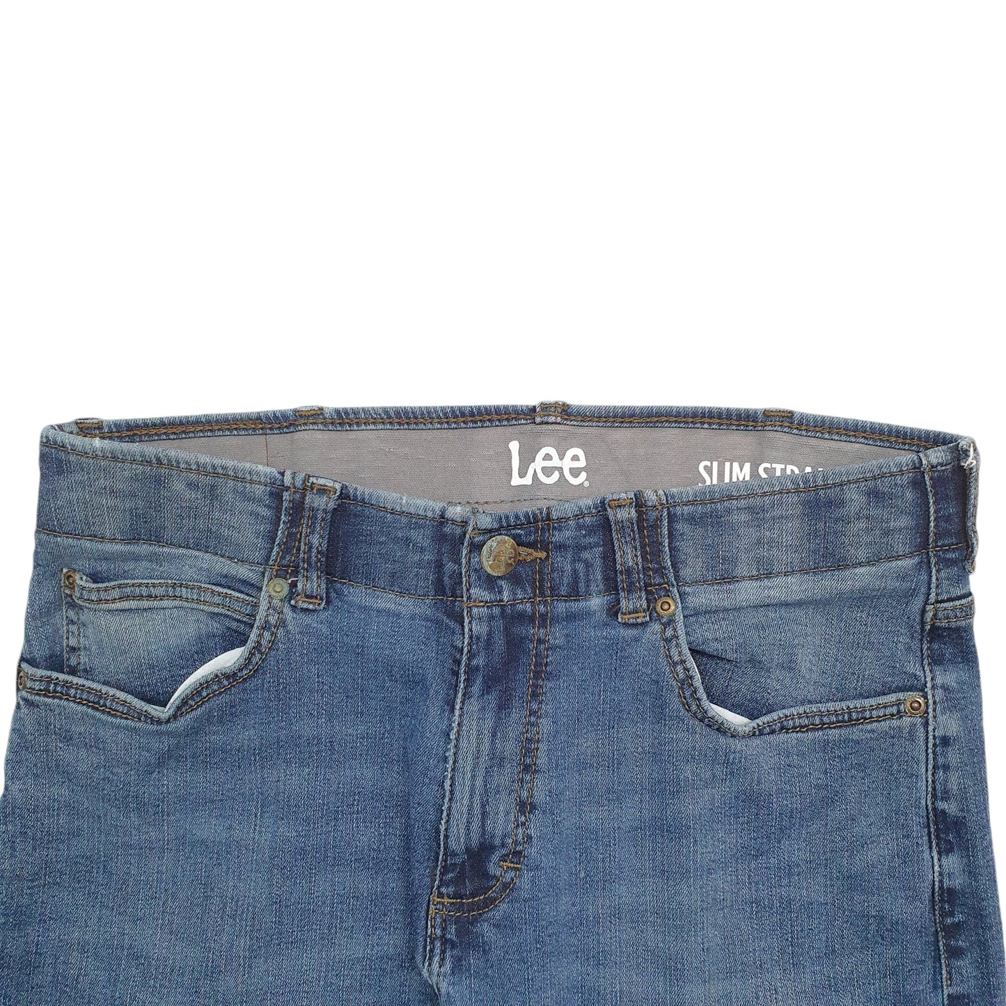Mens Blue Lee  Slim JeansW34 L29
