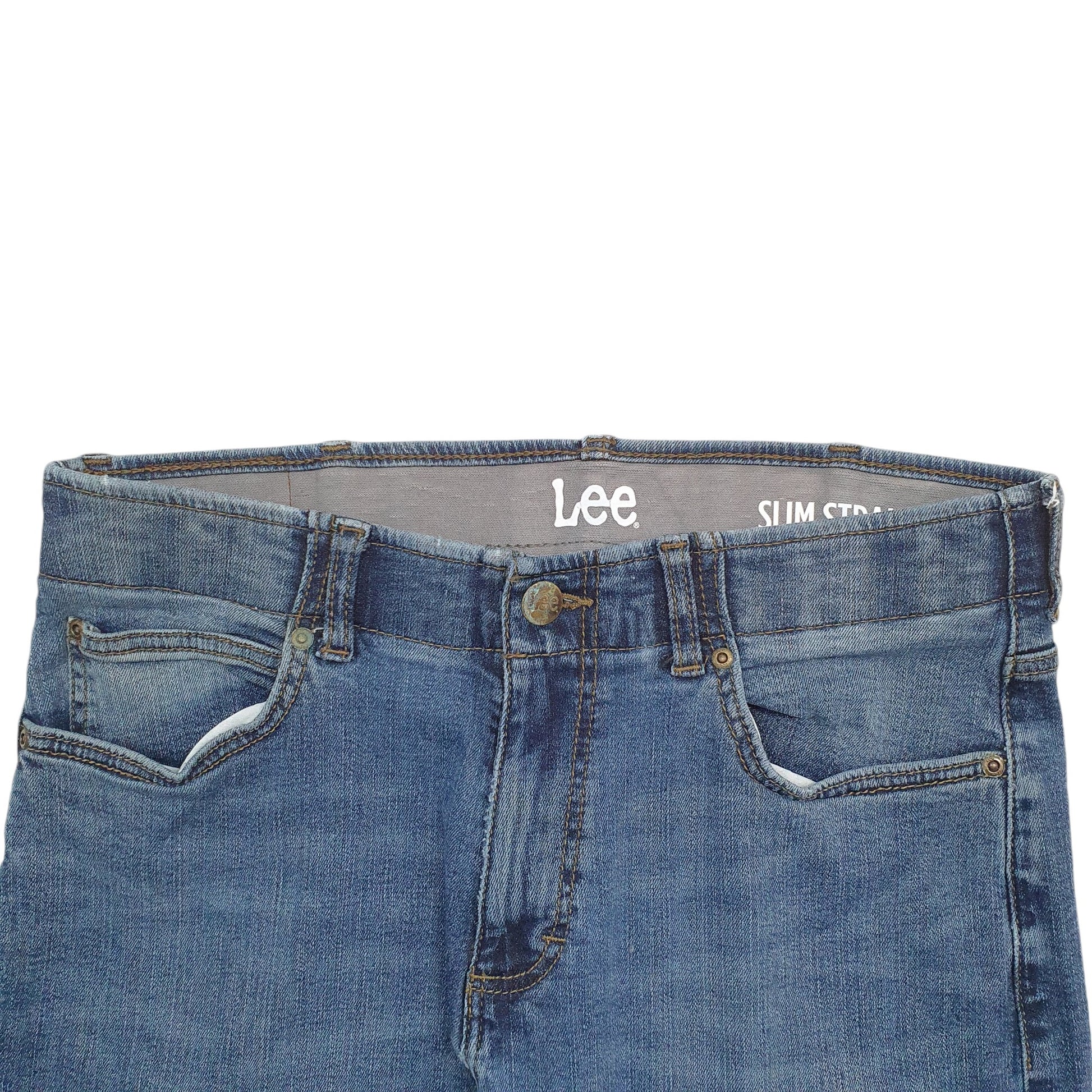 Mens Blue Lee  Slim JeansW34 L29