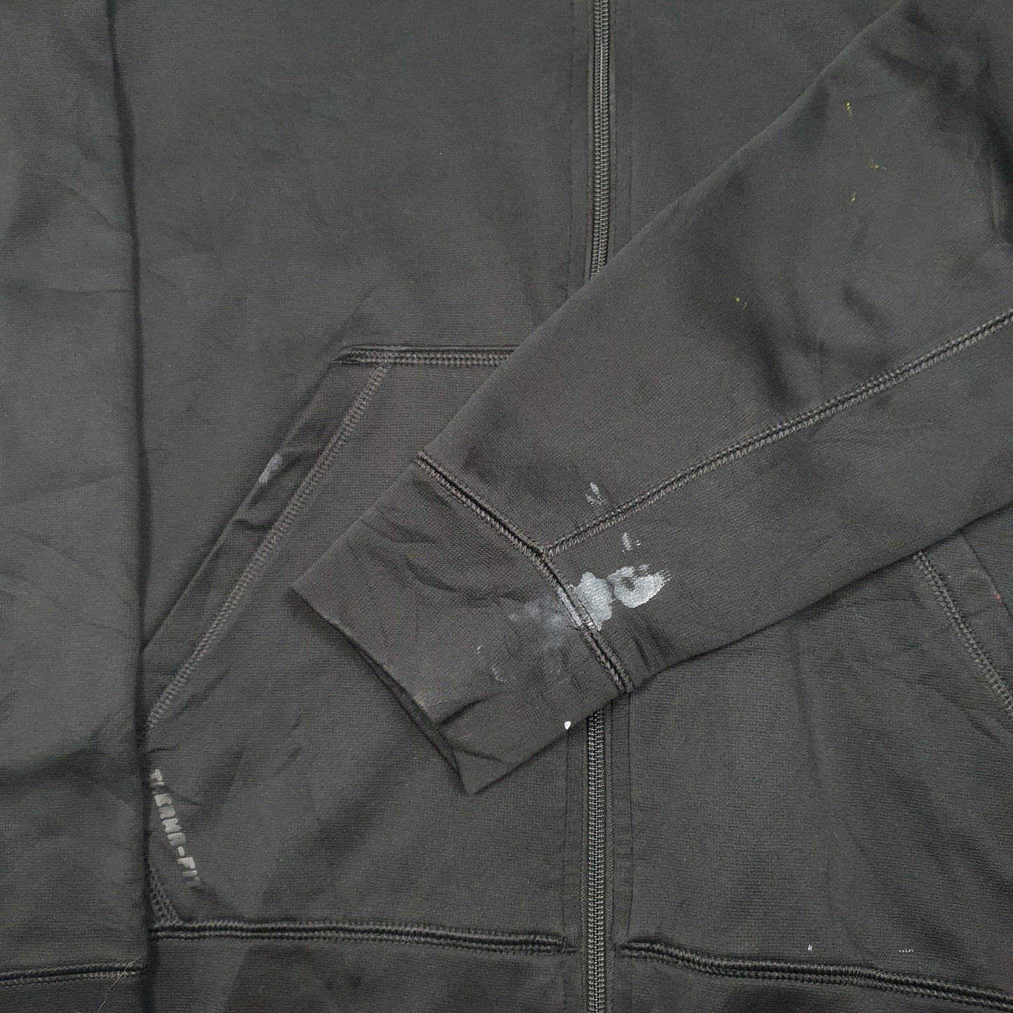 Mens Black Nike Hoodie Active Therma Fit Full Zip Jumper