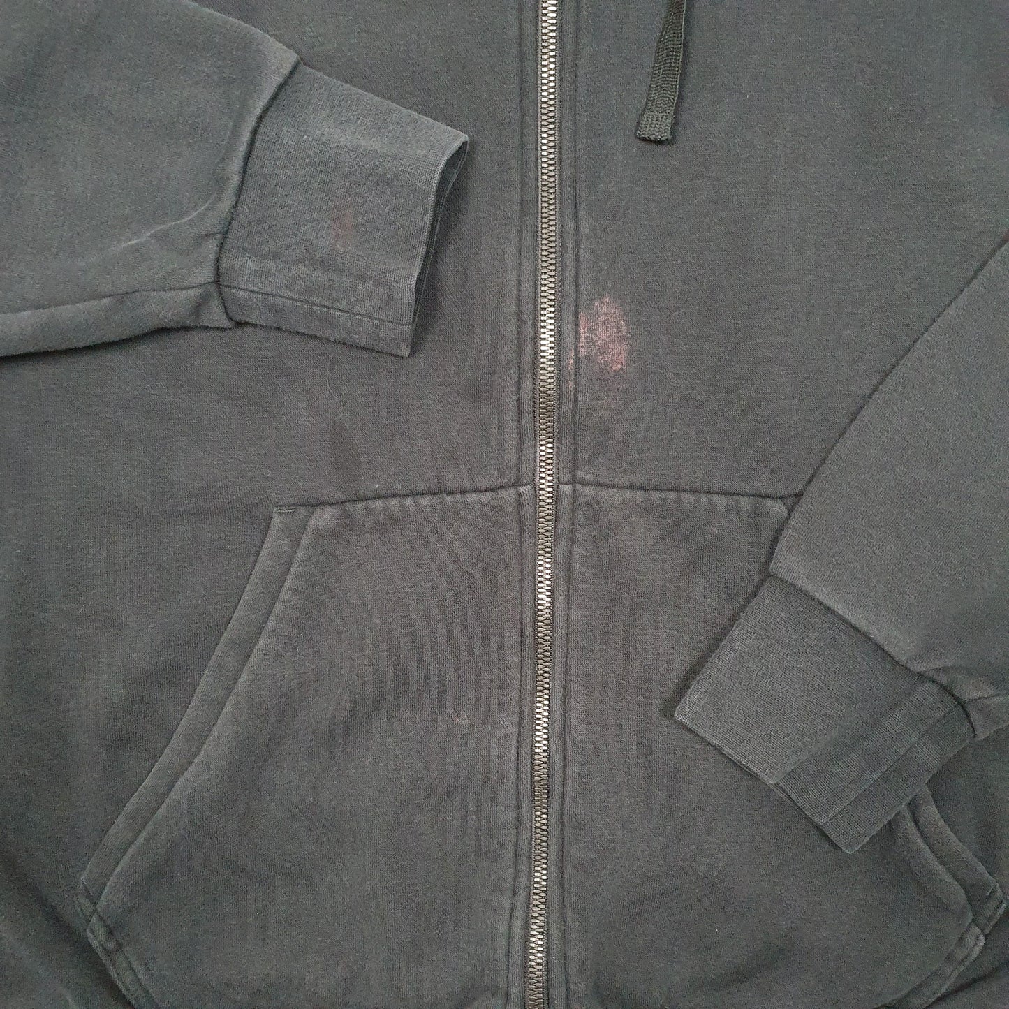 Mens Black Adidas Hoodie Full Zip Jumper