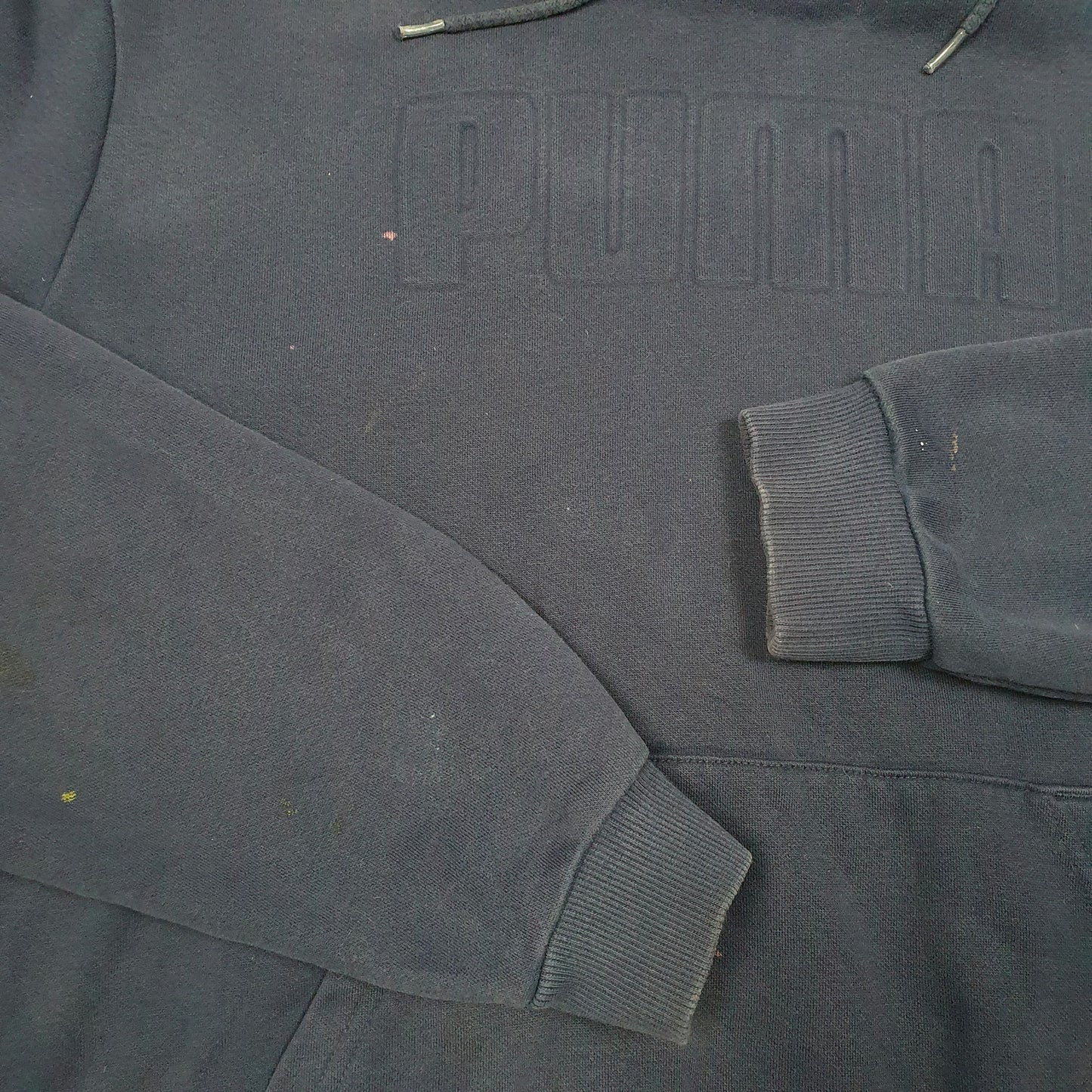 Mens Navy Puma  Hoodie Jumper