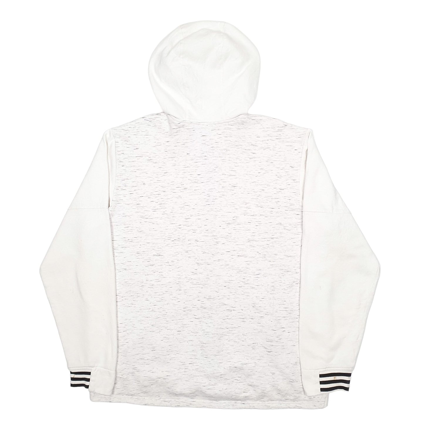 Mens White Adidas  Full Zip Jumper