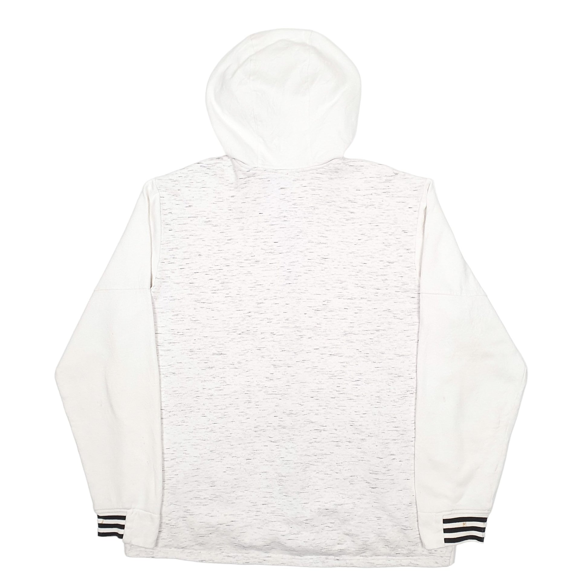 Mens White Adidas  Full Zip Jumper