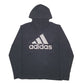 Mens Black Adidas  Hoodie Jumper