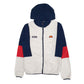 Mens White Ellesse Hoodie Full Zip Jumper