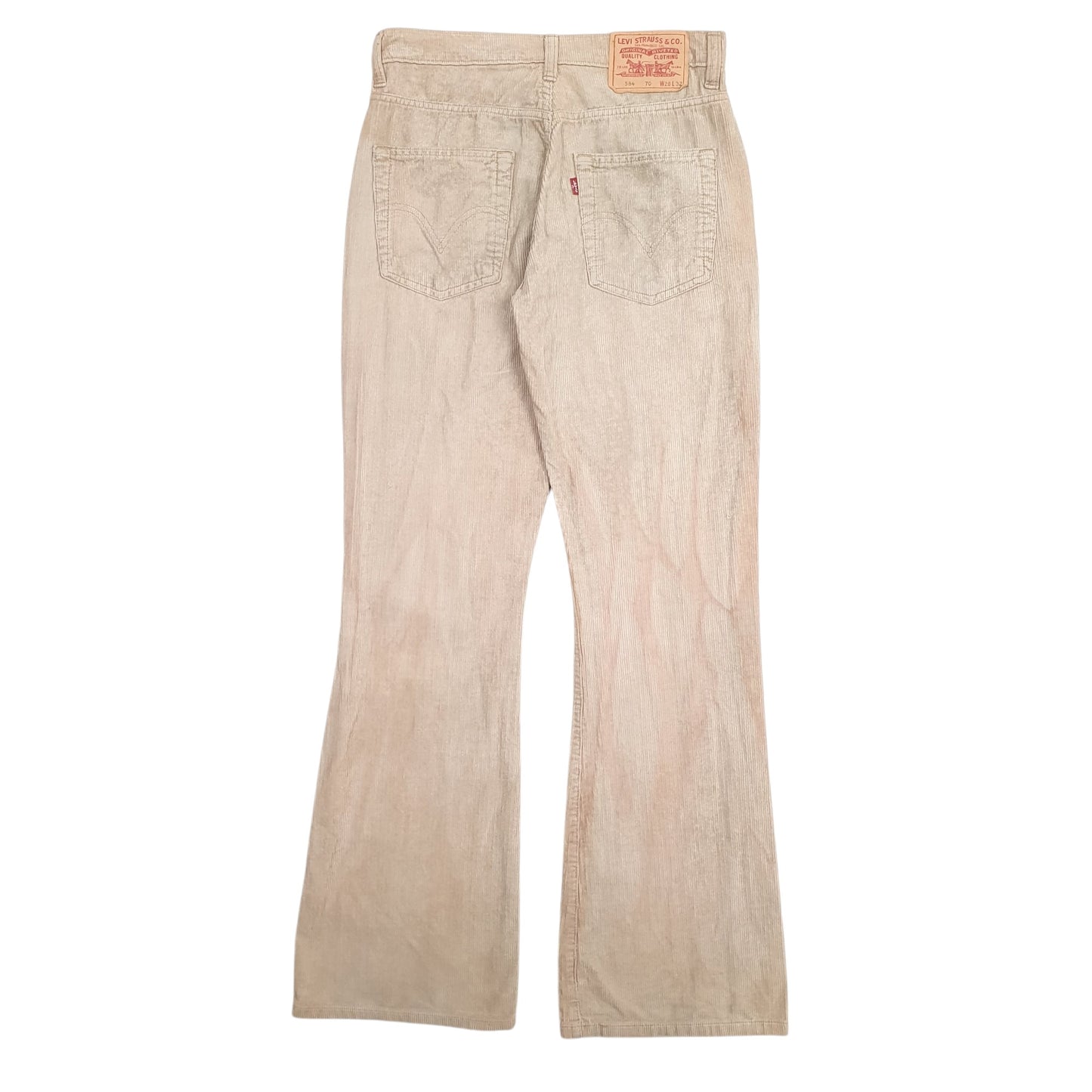 Womens Beige Levis  Corduroy Trousers