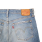 Mens Blue Levis 501 Jorts Cut Offs Distressed Denim Shorts