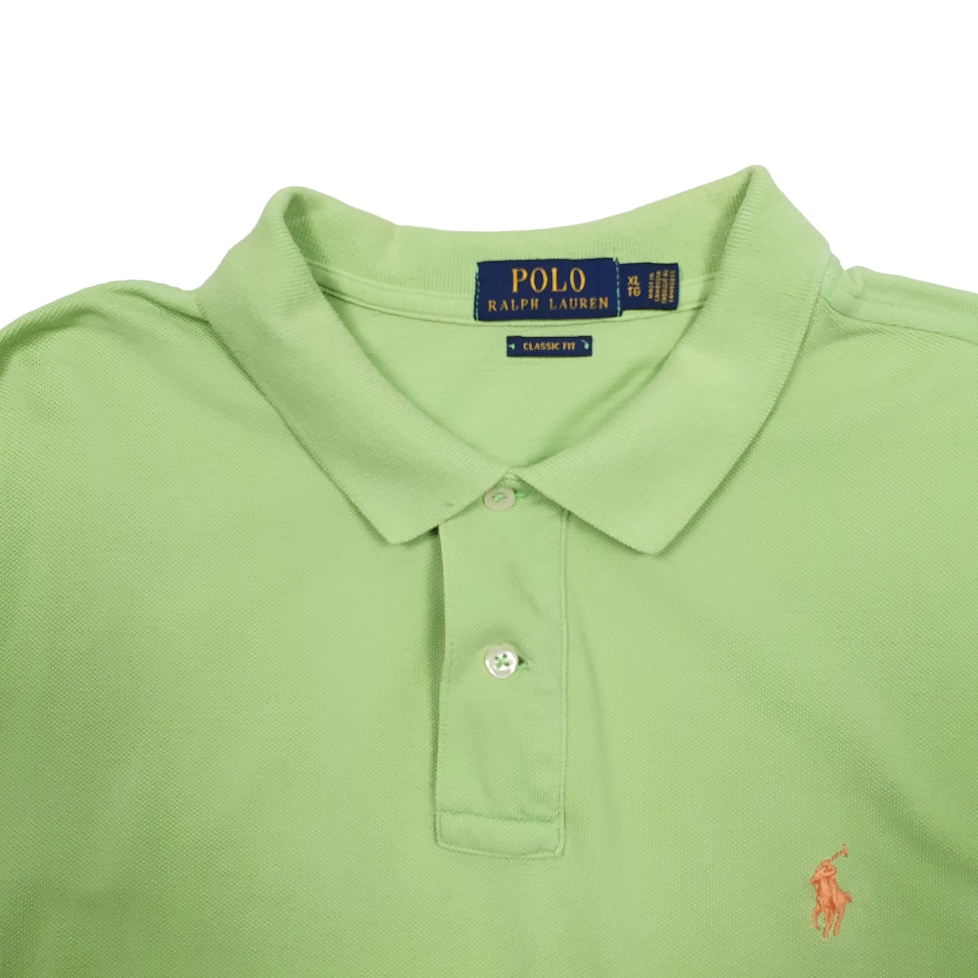 Mens Green Polo Ralph Lauren  Short Sleeve Polo Shirt