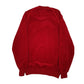 Womens Red Oscar De La Renta  V Neck Jumper