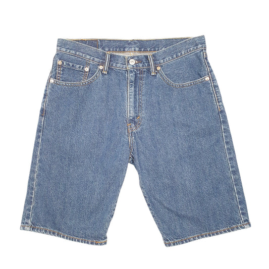 Mens Blue Levis Denim Jeans Jorts 505 Denim Shorts