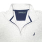 Mens Grey Nautica  Quarter Zip Jumper