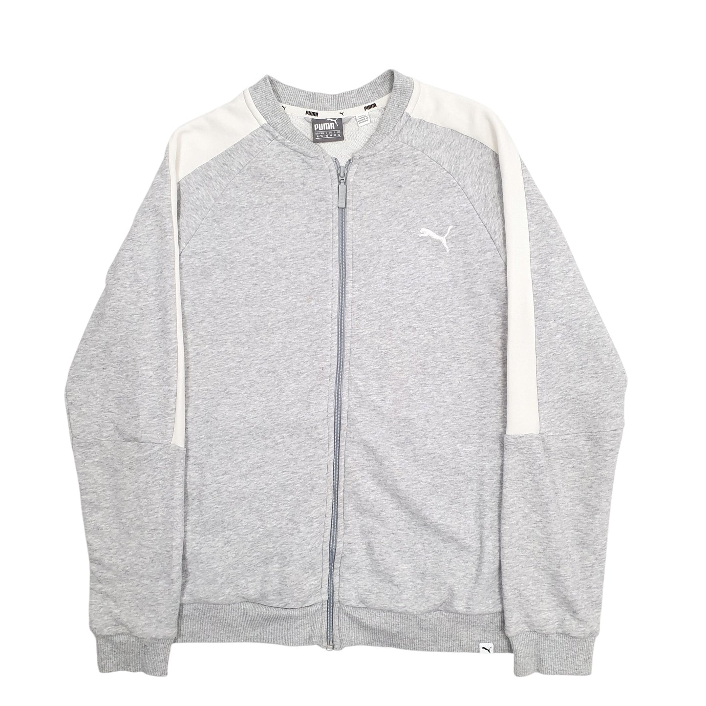 Womens Grey Puma  Full Zip Jumper