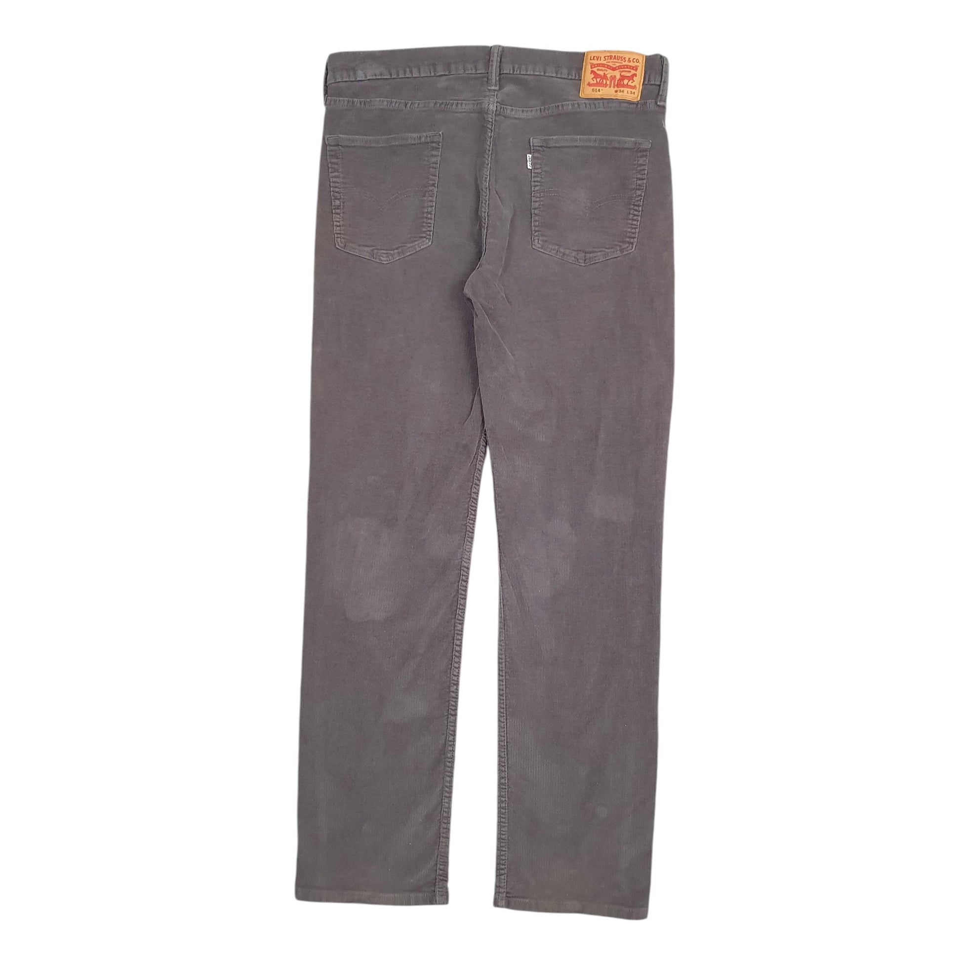 Mens Grey Levis  Corduroy Trousers