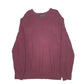 Mens Burgundy Nautica Knit Crewneck Jumper