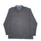 Mens Grey Tommy Hilfiger  Long Sleeve Polo Shirt