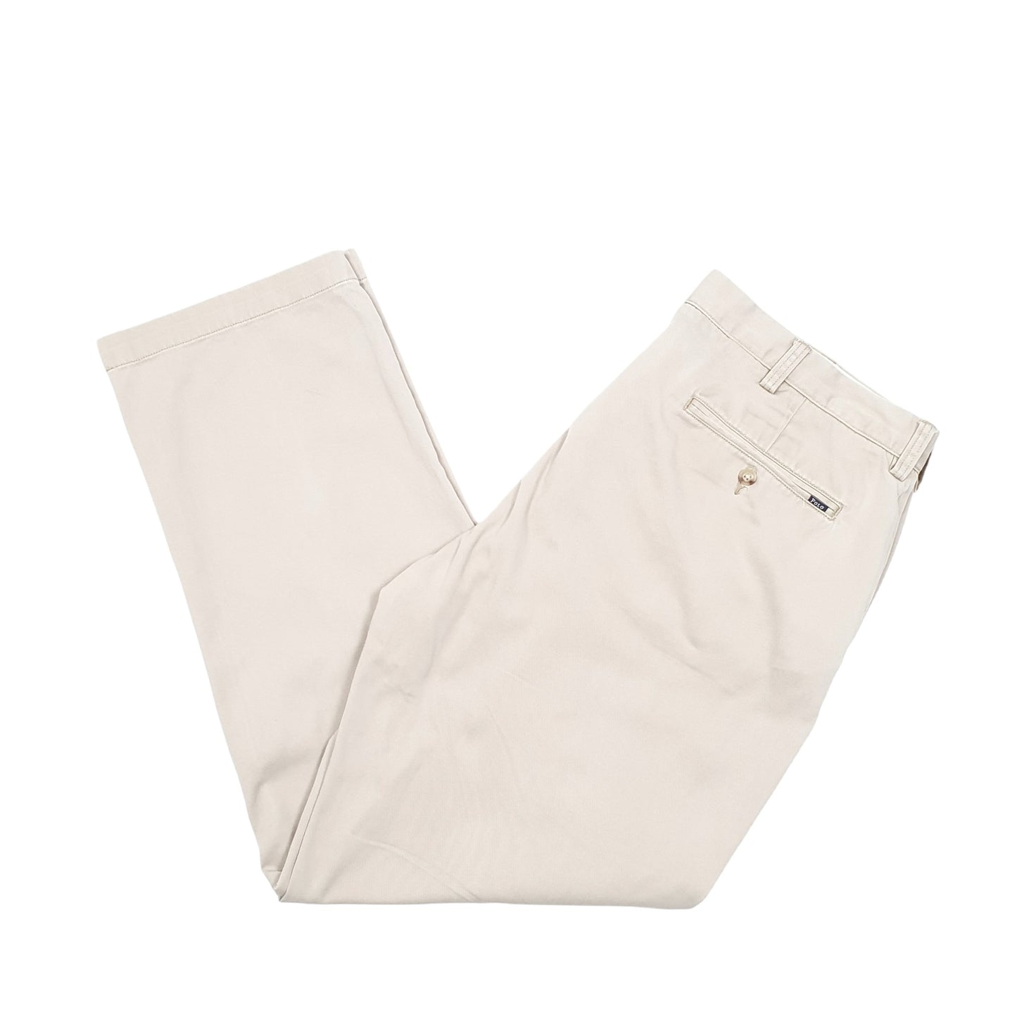 Mens Beige Polo Ralph Lauren Classic Chino Trousers