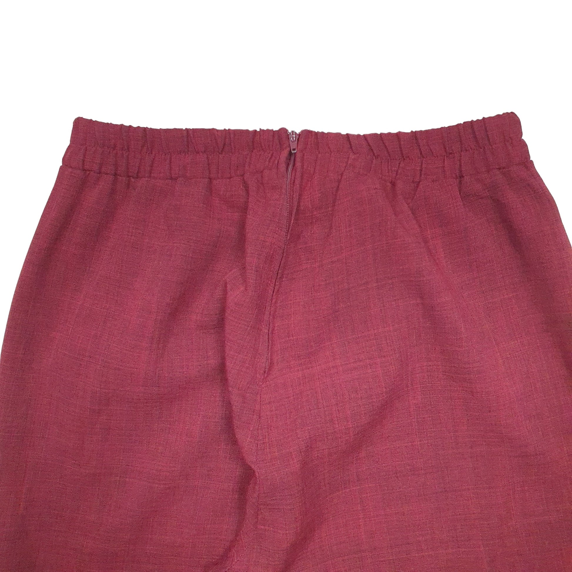 Womens Burgundy Unbranded  Chino Trousers