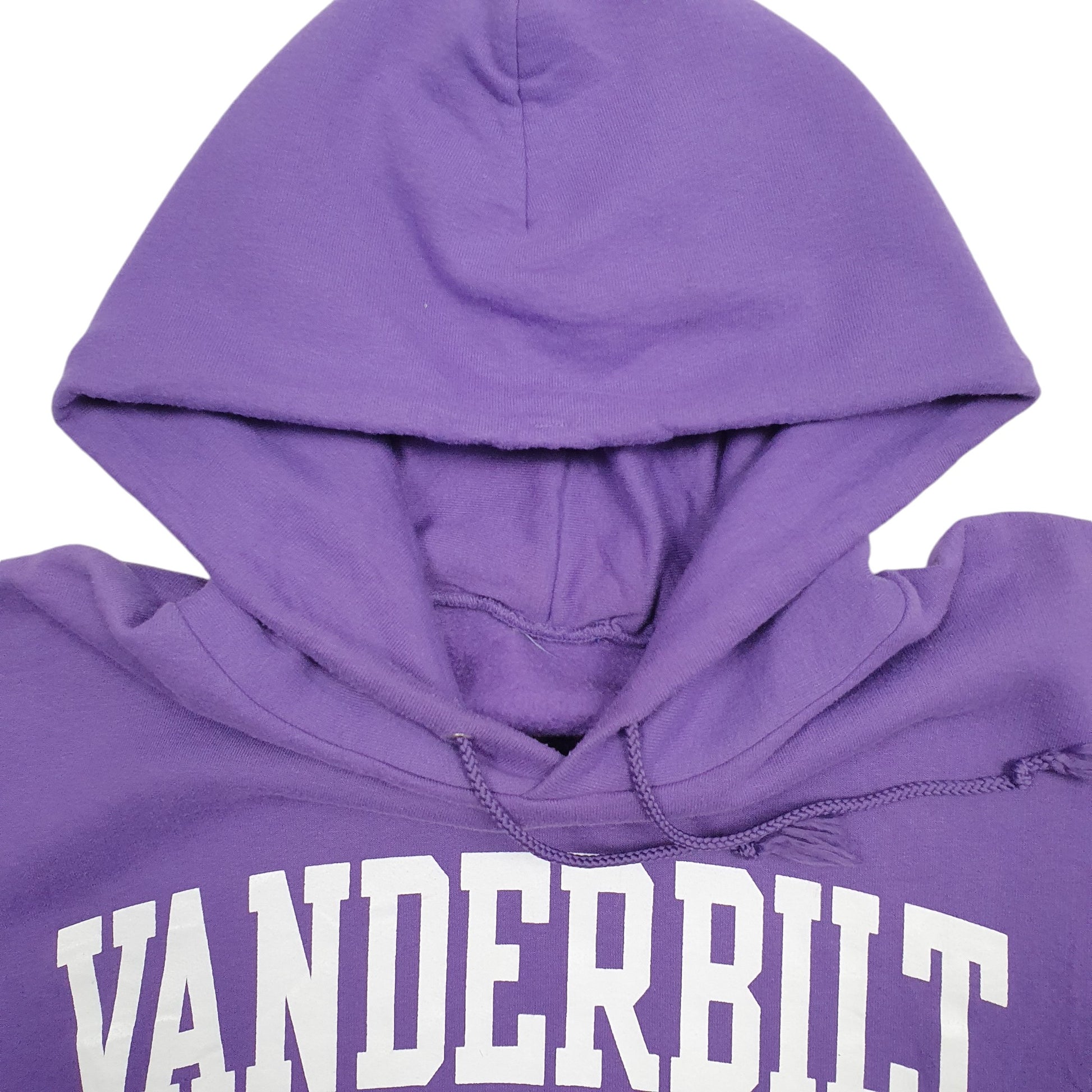 Mens Purple Champion Vanderbilt Spellout USA College Hoodie Jumper