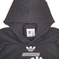 Mens Black Adidas Triple Action Hoodie Jumper