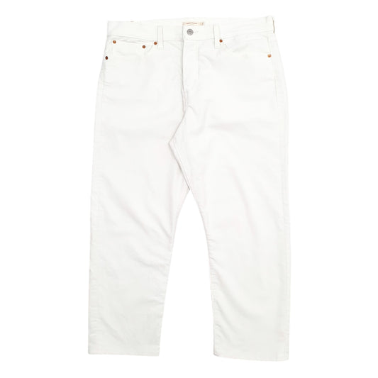 Womens White Levis Wedgie Corduroy Trousers
