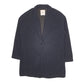 Mens Navy Pull & Bear Overcoat Trench  Coat