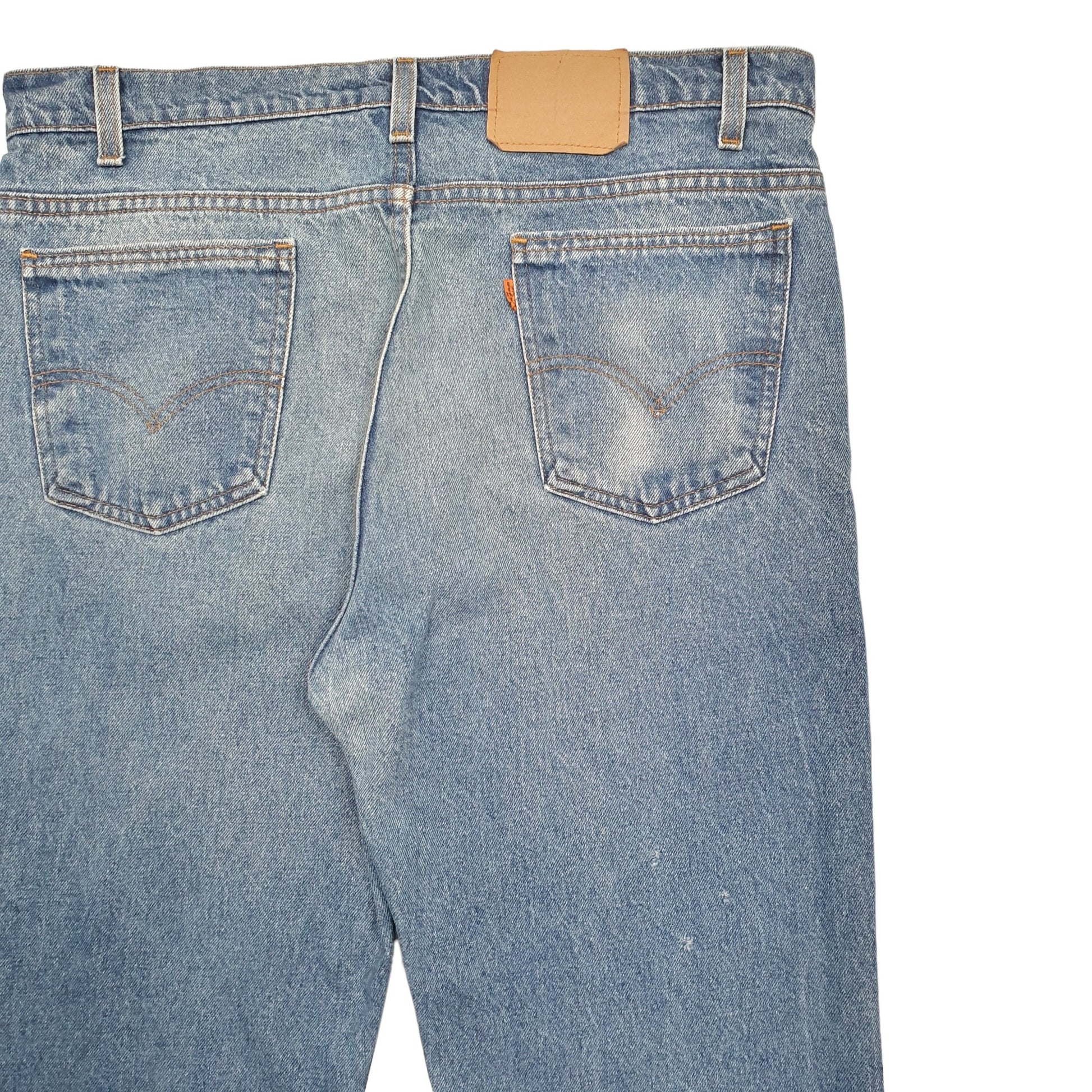 Mens Blue Levis Orange Tab 1990's Vintage 505 JeansW38 L34