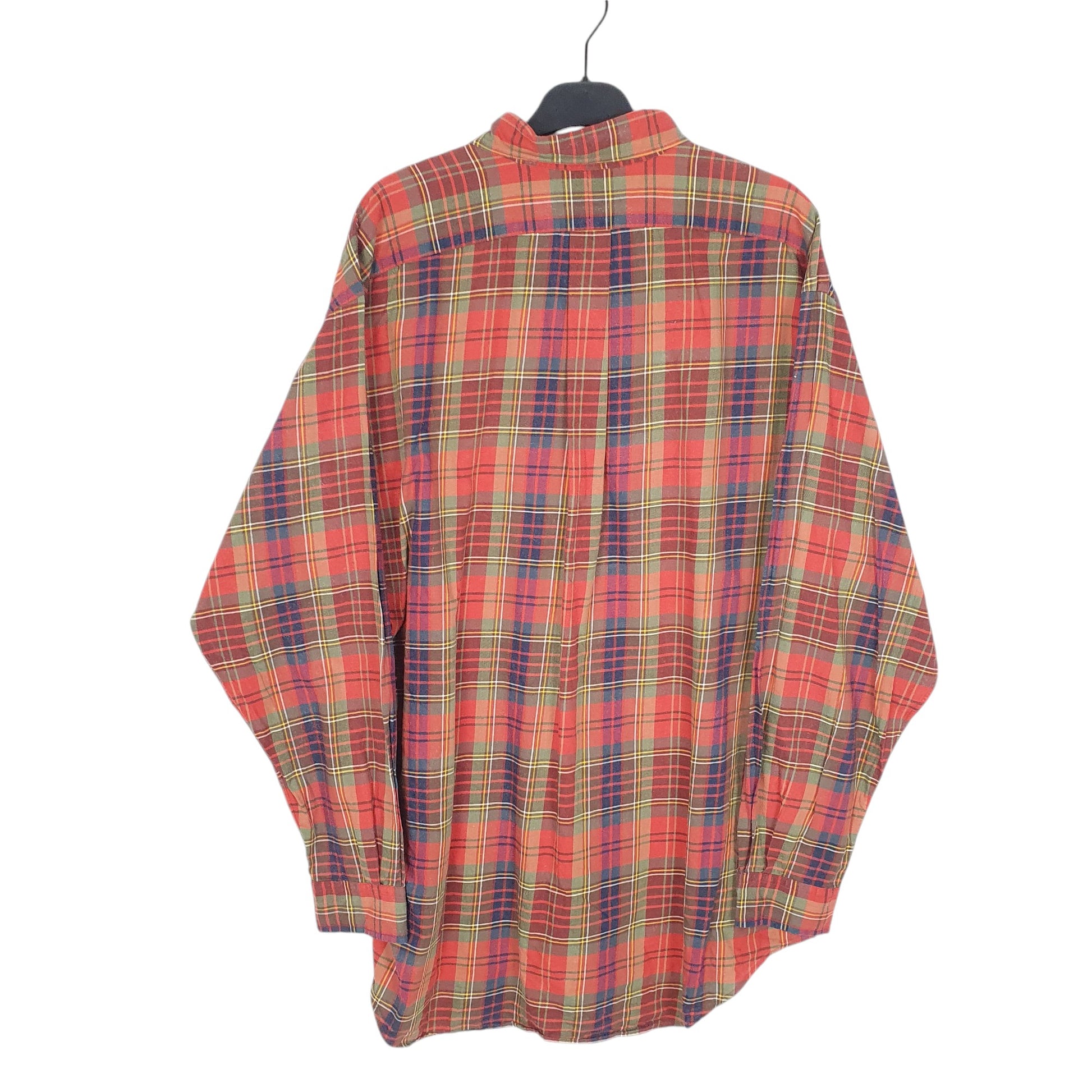 Mens Red Ralph Lauren Tartan Long Sleeve Shirt